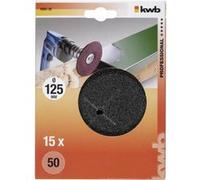 15 Disques Abrasifs Pour Perceuse Ø 125 Mm Kwb (gr 80) G