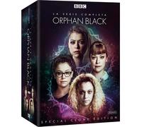 15 DVD NOIR ORPHELIN saison 1-5 série complète coffret carte + livret