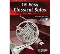 15 Easy Classical Solos. Cor Français et Accomp.. Comprend Enregistrement(s) en ligne