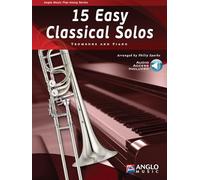 15 Easy Classical Solos. Trombone et Accomp.. Comprend Partie + Enregistrement(s) en ligne
