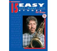 15 études faciles de jazz, blues et funk (instruments en clé de fa) – Livre + CD – Alfred Music