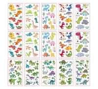 15 Enfants -Tattoo -Sicker, Dinosaures -Tattoos, Autocollants Amusants De Fête, Autocollants De Tatouage Brillant, Cadeaux Pour Enfants.