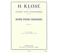 15 ETUDES CHANTANTES SAXOPHONE