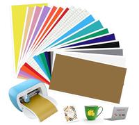 15 Feuilles 14 X 30,5 CM Smart Vinyl Permanent pour Cricut Joy, avec 3 Papier Transfert Vinyle, Vinyl Adhésif Permanent Smart Vinyle Pour Bricolage, Tasses, Panneaux, Décoration