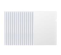 15 Feuilles A4 Couverture De Rapport,Transparent Barre Coulissante Rapport Couvre, Reliure De Présentation De Dossier Transparent, Dossier Coulissante, A4 Reliure De Présentation, Blanc