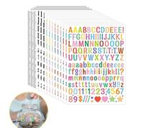 15 Feuilles Lettres Autocollantes 2 Tailles Stickers Lettres Alphabet en Vinyle Lettre AdhesiveStickers Lettrage Majuscule Lettrage Adhésif Étanche pour Déco Scrapbooking Boîte à Lettre(2280 Pièces)