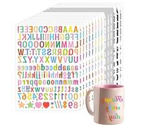 15 Feuilles Lettres Autocollantes,Stickers Lettres Alphabet,Autocollants d’Alphabet,Lettre AdhesiveSticker,Lettrage Majuscule,Lettrage Adhésif Étanche pour Déco Scrapbooking Boîte à Lettre(2280PCS).