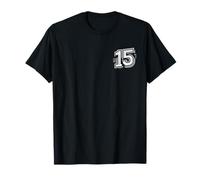 15 - "Fifteen's Fervor" - Numéro 15 pour équipes sportives T-Shirt