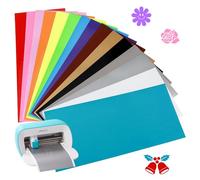 15 Films de Traceur Textile 14cm x 30,5cm Smart Iron On pour Cricut Joy, Vinyle de Transfert Thermique, Impression Textile à Repasser, Film Flexible Traceur Textiles pour T-shirts, Sweat à Capuche