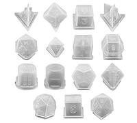 15 formes irrégulières de moule en résine époxy multi-spec Digital Game Outils de moulage en silicone