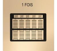 15 grilles fer pour fenêtres maquette-HO-1/87-AUHAGEN 80201