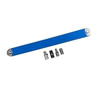 15-Inch Extension Wrench - Multifunctional 3/8in Offset -Ready Socket Tool, Durablee Mechanical Maintenance Equipment, Tight Space Access Instrument | 4 Adapter Set Included, Compact Workshop