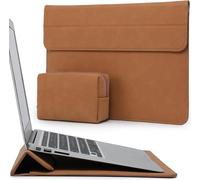 15 Inch Laptop Case with Stand Function for Macbook Air 15 M4 A3241 M3 A3114 M2 A2941 2025-2023, 15 Inch Surface Laptop 7/6/5/4, MacBook Pro 15 A1990 A1707, Brown