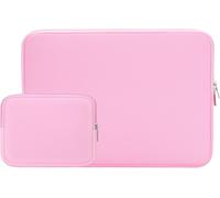 15 Inch Protective Laptop Sleeve Case with Accessories Pouch Compatible with 15.4 MacBook Pro Specially for Model A1938 A1707 A1990 (Pink) Rose