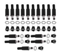 15 jeux de connecteurs d'alimentation CC, fiches jack mâles et femelles de 5,5 mm