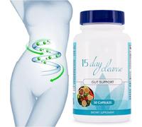 15 jours de nettoyage intestinal - Soutien intestinal et du côlon pour femmes et hommes (1 pièce)