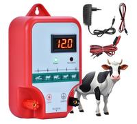 15 KM ClôTure éLectrique, Clôture électrique pour animaux, electrificateur cloture electrique avec affichage LED, Animaux ÉLevage D'Animaux ÉLectrique ContrôLeur Pour ferme jardin pâturage