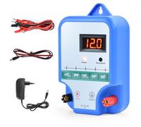 15 KM Cloture Electrique pour Animaux avec affichage LED,Puissante 2J electrificateur cloture electrique,electrificateur secteur Pour ÉLevage D'Animaux Cheval Vache Moutons,Pour ferme jardin pâturage