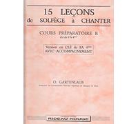 15 leçons de solfège à chanter : Préparatoire B.