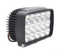 15 LED pour phare de moto 2000 lm 6000 K pour blanc aluminium IP67 | Alliage d'aluminium, imperméable et résistant à la poussière, luminosité de 2000 lm, durée de vie de 20 000 h