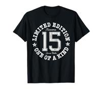 15 Limited Edition One of a Kind 15th Birthday 15-Year-Old T-Shirt