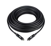 ATEN Câble optique actif UE3415F Ultra HD avec USB-C, noir, 15 m