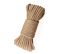 15 mètres de Corde de Jute Corde de Jute de 10 mm de diamètre pour la décoration, Le Jardinage, Les griffoirs à Chat