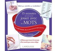 15 minutes par jour pour jouer avec les mots