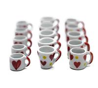 15 Mix Falling in Love Coffee Mug Tea Cup Dollhouse Miniatures Food Kitchen by 1 Shop for You No19