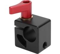 15 mm Pince à tige unique 1/4in 3/8 -pouce -Filetage Fusible Connexion Libération rapide Alliage d'aluminium pour système de support de caméra Epaule -Rig -Trépied DSLR Rail