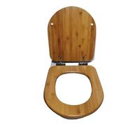 15 modèles de siège de toilette universel épaissi, housse de siège de toilette en bois massif, noyer noir, acier inoxydable, coussin, siège à charnière affaissée(F)