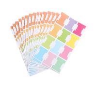 15 onglets adhésifs pour livre biblique, marque-pages double face, onglets colorés pour annotations, compatibles avec l'étiquetage, le class