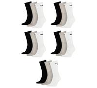 15 Paire Puma Sport Tennis Chaussettes Gr. 35 - 49 Unisexe pour Elle et Lui