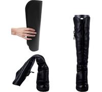 15 paires de tendeurs de bottes set [32cm] | inserts de forme | soutien de bottes hautes pour chaussures femmes et hommes couleur - noir - embauchoirs | élargisseurs de bottes | formeurs de tiges adap