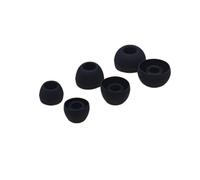 Embouts en silicone pour écouteurs 4,5-6 mm 3 tailles 15 paires Le noir