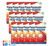 15 PANASONIC CR2032 Lithium Batterie 3V Cellule Boutons 1BL blister Exp 2034 New