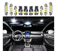 15 pc Blanc Canbus Auto intérieur LED Ampoules Kit, pour Hummer H2 2003 2004 2005 2006 2007 2008 2009 Carte dôme Plaque d'immatriculation Lampe