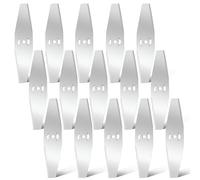 15 PCS Coupe Bordure Lame De Rechange,Très mince et durable, Lames de Tondeuse électrique, Debroussailleuse Electrique Accessoires,Lame Débroussailleuse, Lame Coupe Bordure sans Fil