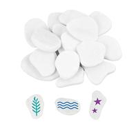 15 PCS Galets a Peindre, Plats à Peindre Naturels, Creative Pebble, Galets Plats Lisses, pour Enfants et Adultes, Cailloux Décoratifs DIY pour Peinture, Dessin et Décoration, Loisirs Créatifs
