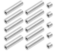 15 Pcs Kit de Boulons Filetés M6, Entretoises en Acier Inoxydable 304 10x40mm & 10x8mm Écrou Raccord Cylindrique Entretoise Murale Accessoires de Fixation pour Atelier Maison et Industrie