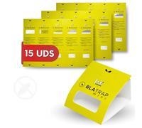 15 PCS - Pièges à Cafards Adhésifs | Capture Physique sans Insecticide, pour Usage Domestique et Commercial - Produit Fabriqué en Italie (15 unités)