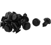 15 Pcs pinceaux en plastique et Rivets de fixation de Panneau de garniture