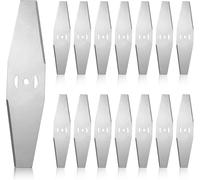 15 Pcs Replacement Blades For Lawnmower,Edge Cutting Blade,Grass Cutter Blades,Replacement Blades for Cutting Edging Accessories,Replacement Blades Metal for Electric Strimmer
