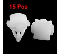 15 Pcs Rivet Plastique Blanc Trou de 10mm Voiture Camion Garde-boue Clips de fixation pour SAGITAR