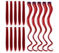 15 Perruques d'Extension Clipser, Décorations Cheveux Fête, Accessoires Femmes Filles