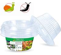 [15 Pi¿¿Ces]Protection Anti-Escargots, Protections Anti-Limaces, Protection Contre Les Escargots, Pour Vos Plants De Salades Et Choux - Prot¿¿Ge Les Plantes Contre Les Animaux, 27 X 16.5cm -Transparen