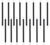 15 Pièce Baguettes De Magicien, Magicien Noir Et Blanc Bâtons, Party Wand Jouet Joke Enfants Magique Prop Fun Baguette Magique En Plastique Noir, Pour Assistant Sorcière Costume, Fournitures De Fête