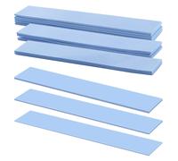 15 Pieces 120 x 20 mm Silicone Thermal Pads with Thermal Conductivity 6.0 W/mk,Each Thickness 0.5/1/1.5 mm Thick Silicone Thermal Conductors,for SSD CPU GPU LED IC.[E1145]