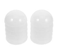 15 Pièces Abat-jour Rond Demi-sphère en PC Blanc, Anti-buée | Installation Facile, Transmission Lumineuse Améliorée, Résistance à Chaleur, pour Luminaires Commerciaux et Domestiques
