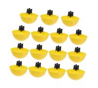 15 Pièces Abreuvoir Automatique pour Poules Pigeons Canards Distributeur Eau Durable Pratique pour Volaille Installation Facile Matériaux de